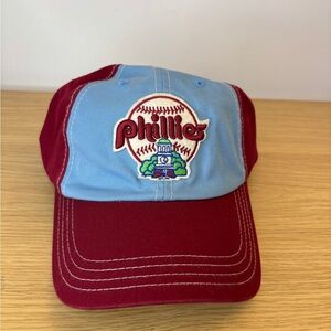 Vintage Phillies Red/Blue Cooperstown Collec. Logo by American Needle Cap NWOT